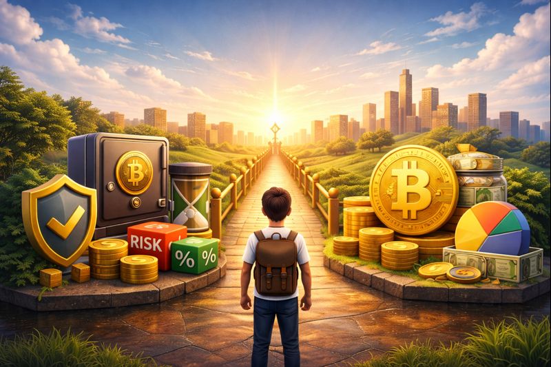 safe crypto portfolio for beginners with diversified crypto investment strategy